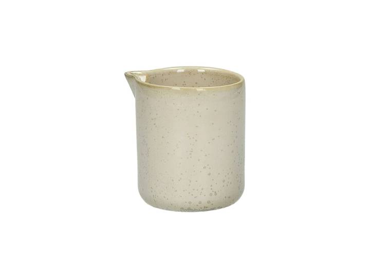 Saucier en porcelaine beige, glaçure réactive, fait main - Pomax,