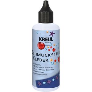 Kreul Alleskleber 49603, Schmucksteinkleber, 80g, ohne Lösungsmittel, transparent