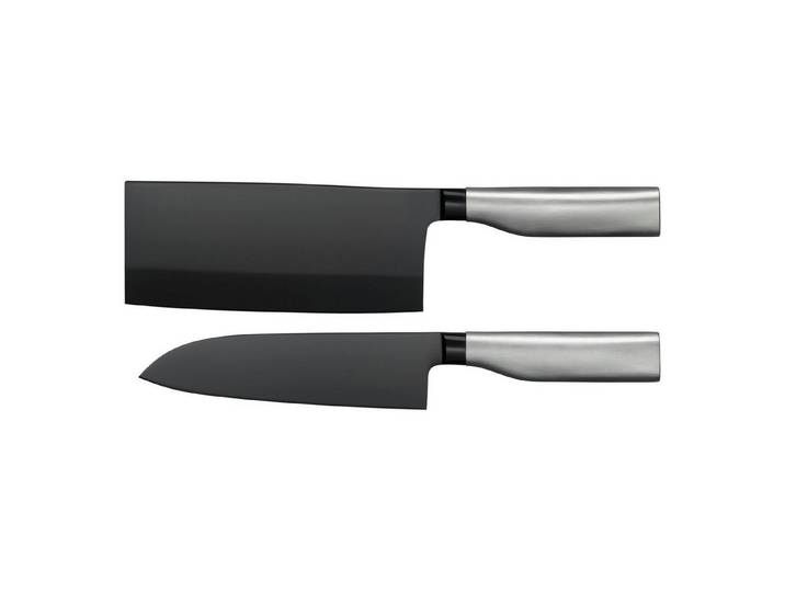 WMF Messer-Set Ultimate Black Messer-Set, 2-teilig (2-tlg), Made in Germany, immerwährende Schärfe, ergonomische Griffe