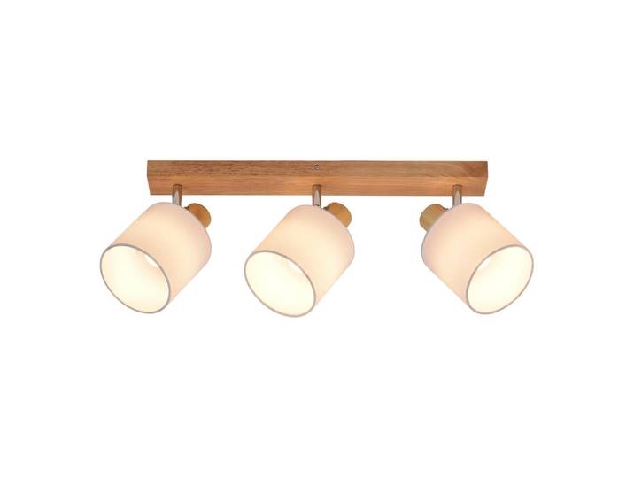 ZMH Deckenstrahler Rin 48/16/13cm, Eukalyptusholzfarben, Holz, Mode, Zylindrisch, E14, 16x13x48 cm, Lampen & Leuchten, Innenbeleuchtung, Spots & Strahler, Deckenspots