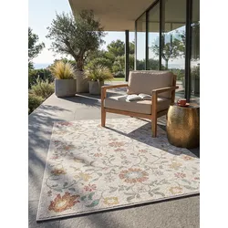 Outdoor-Teppich Niederflor Creme 200x290 cm - LIMMAT   Kadima Design