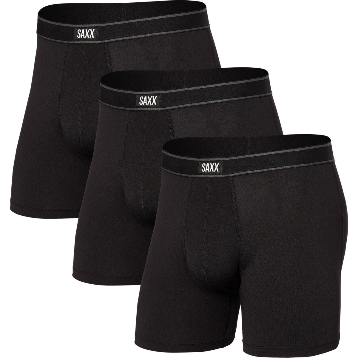 Saxx Dayt Comf STR BB FLY 3PK black (BLK) M SXPP3B-BLK-M