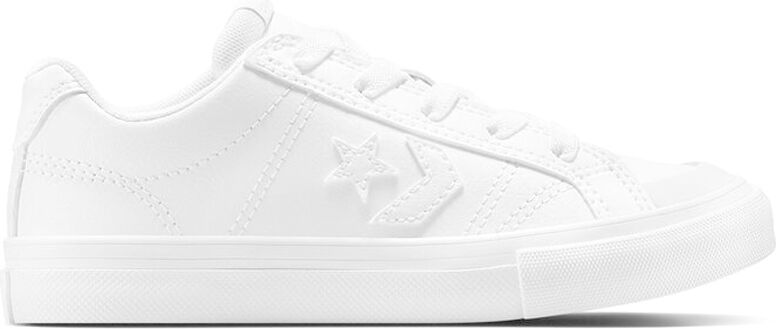 Converse sport casual leather zapatilla moda niño Blanco (28)