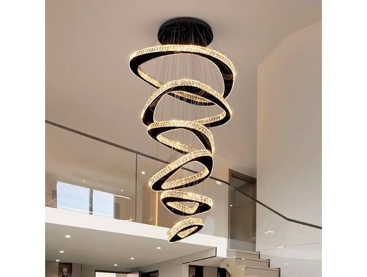 Décoration de la maison moderne Lustre Villa salon suspension de luxe salle à manger escalier lustres Lustre plafond Lustre