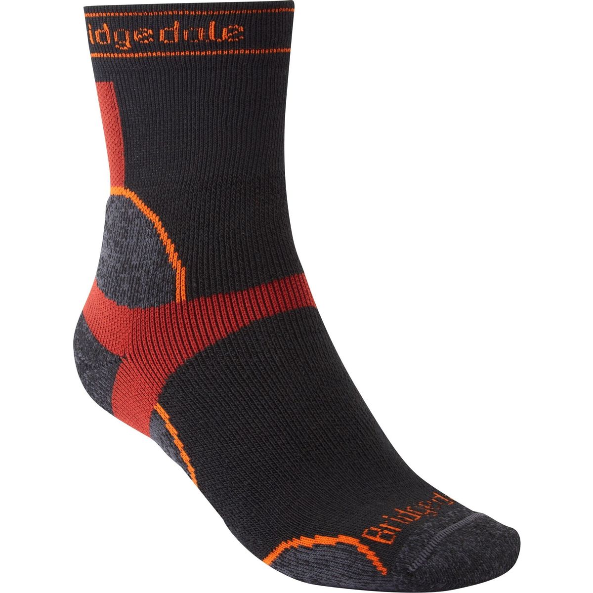 Bridgedale Trail Run Midweight T2 Merino Sport Crew black (845) S 710349-845-S