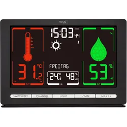 TFA Funkwetterstation, Wetterstation, Schwarz