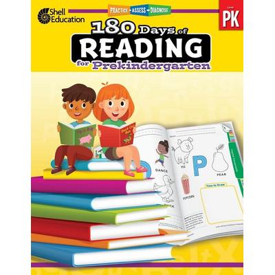 180 Days(TM): Reading for Prekindergarten, Taschenbuch von Darcy Mellinger, Shell Educational Publishing, 978-1-08-765202-3