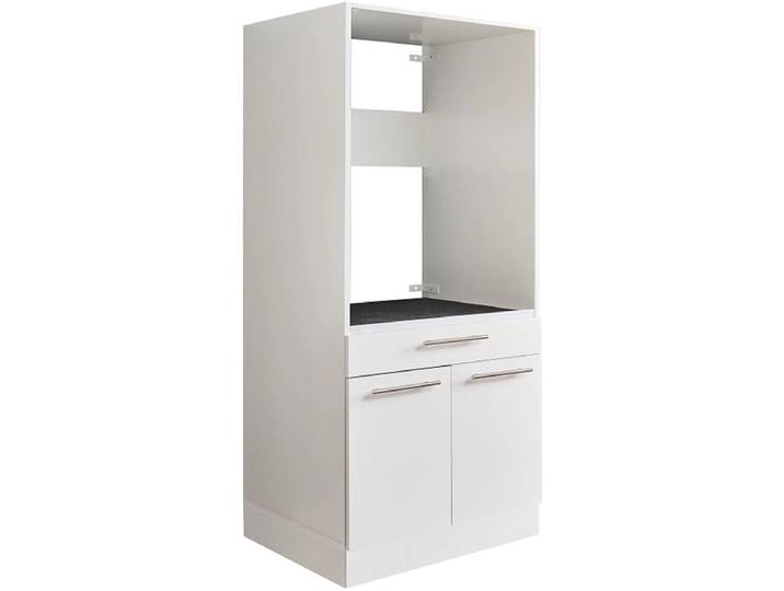 Drehtürenschrank MOSODA weiss 2 Türen 1 Schublade