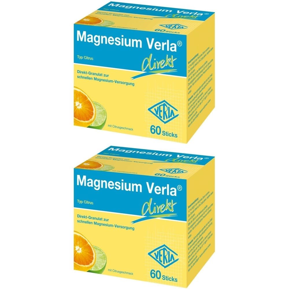 Magnesium Verla direkt Citrus Granulat 2x 2x60 St