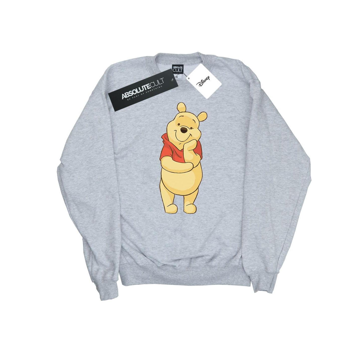 Disney Dames/Dames Winnie De Poeh Schattig Sweatshirt (Sportgrijs)