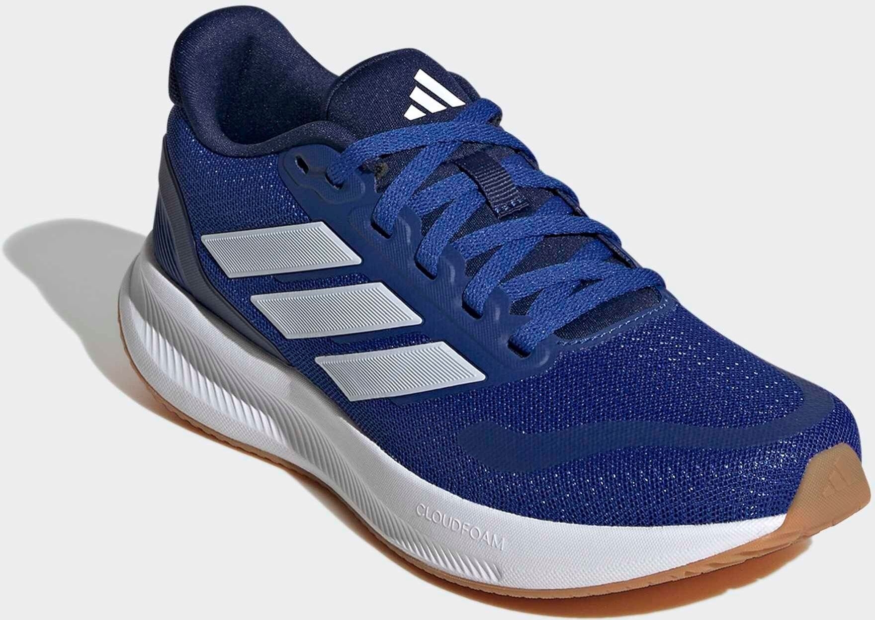 Laufschuh ADIDAS SPORTSWEAR "RUNFALCON 5", Mädchen, Gr. 38,5, blau (royal blau, ftwr weiß, dunkelblau), Synthetik, Textil, Schuhe Laufschuh, pour enfants royal blau, ftwr weiß, dunkelblau 38,5