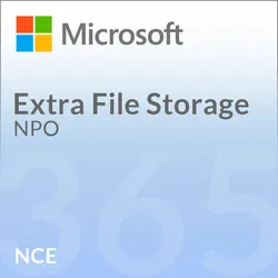 Microsoft Office 365 Extra File Storage - NPO (NCE)