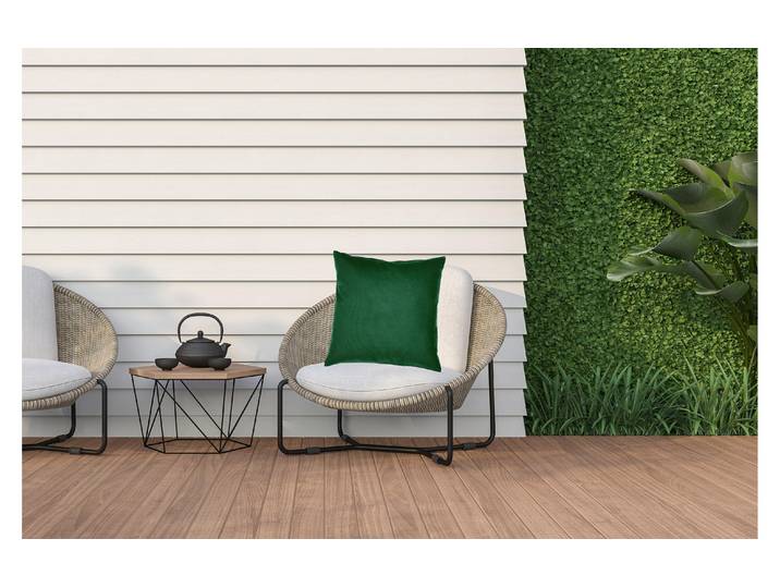 Kissenbezug Casa Leon Acrisol Liso Outdoor, Dunkelgrün 40 x 40 cm , grün (dunkelgrün), B:40cm L:40cm, Polyester, Obermaterial: 100% Polyester, Kissenbezüge, Kissenbezug