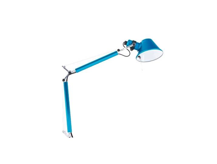 Tolomeo Micro Tischleuchte m/Clamp Blau - Artemide - Arbeitszimmer / Büro - Design - Aluminium