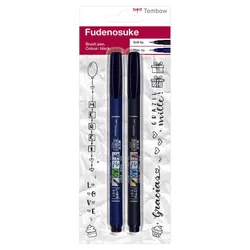 Tombow Brush-Pens Schwarz 1.0 + 3.0 + 5.0 mm