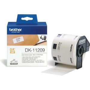 Brother-Etiketten DK-11209, weiß, 800 Adress-Etiketten, (HxB) 62 x 29 mm
