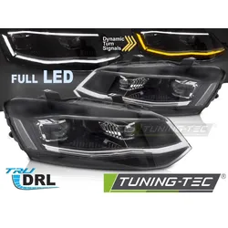 Scheinwerfer LED SILVER LED-Tagfahrlicht SEQ passend für VW POLO 6R 09-17