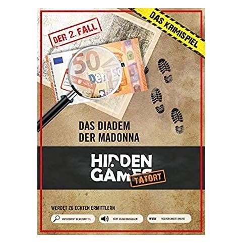 Hidden Games Tatort Krimispiel Fall 2 Das Diadem der Madonna Escape-Room Spiel (Deutsch, 1 - 6 Spieler) (HID00002)