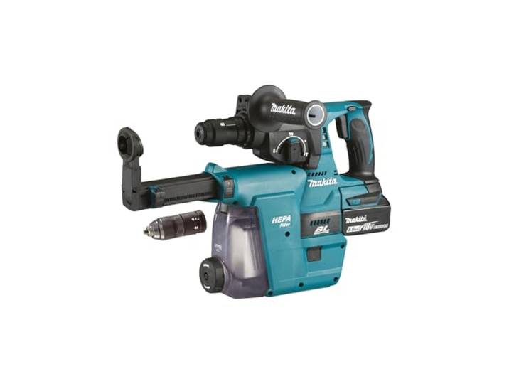 Perfo-burineur 18V LXT SDS-Plus (2x5\,0 AH) avec filtre DX07 en MAKPAC - MAKITA DHR243RTJW