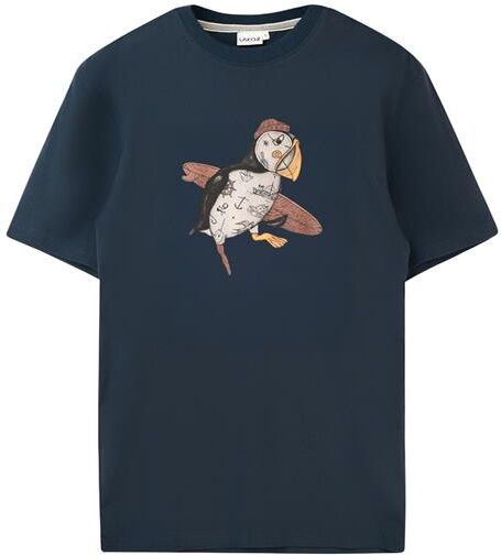 Lakor Mens Sea Parrot Surf T-Shirt, Blueberry