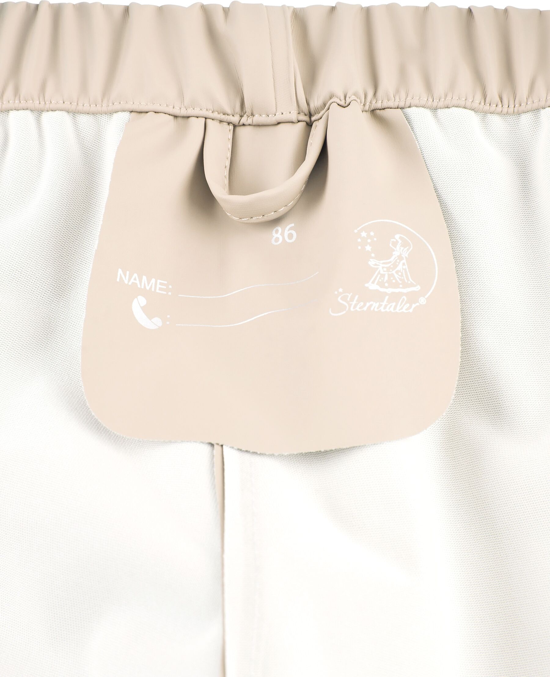 Regenhose STERNTALER "Regenhose ungefüttert uni", Jungen, Gr. 86, EURO, beige, Obermaterial: 100% Polyester PES., Hosen Regenhose