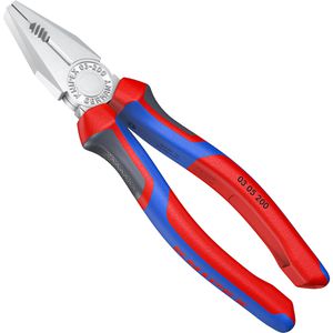 Knipex Kombizange 03 05 200, 200 mm, verchromt, mit Comfort-Griff
