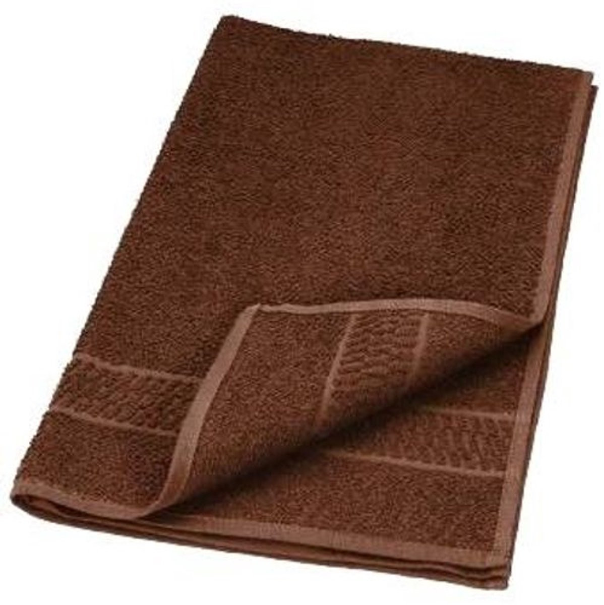 Bobtuo Katoenen Handdoek Bruin 50 x 85 cm