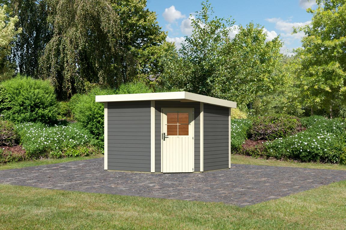 KARIBUHOLZT SH Neuruppin 3 terra 274x274x222 cm 10004288