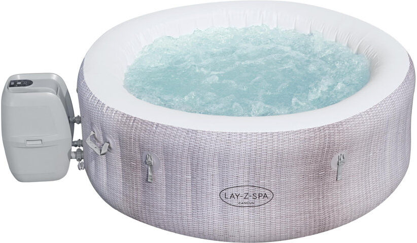 Lay-Z-Spa Cancun Airjet Inflatable Hot Tub 66cm H X 180cm W X 180cm D