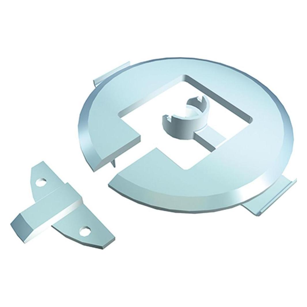 Bachmann KABELSCHLANGE Easy-Cover-Quadro - Kabeltrasse-Montageset (Kabeldurchlass, 10 cm) (930.096)