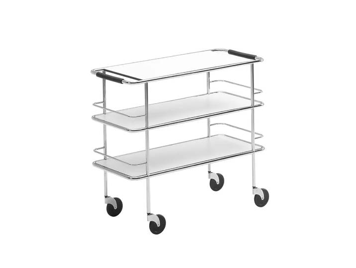 Lammhults Chariot de service Cargo Stratifié blanc-chrome