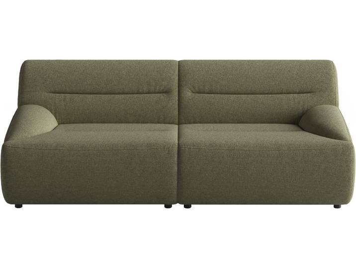 Big-Sofa SIT & MORE Scrabble , grün (olive), B:200cm H:80cm T:100cm, 100% Polyester, Sofas, Big-Sofa, Modernes Design in verschiedenen Stoffarten
