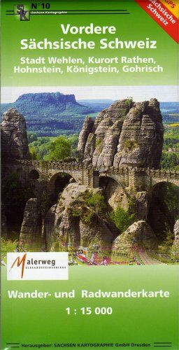 Vordere Sächsische Schweiz Stadt Wehlen, Kurort Rathen, Hohnstein, Königsten, Gohrisch: Wander- und Radwanderkarte. 1:15000 GPS-fähig - Preis vom 30.09.2026 22:30:23 h