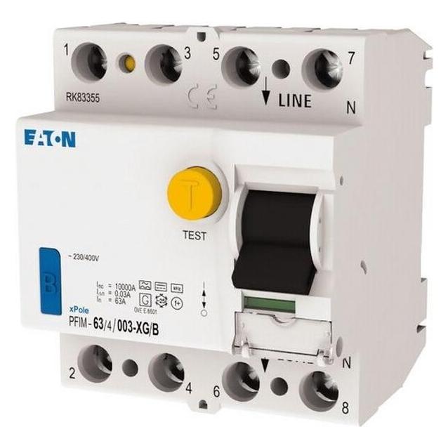 Eaton FI-Schalter, allstromsensitiv, 63 A, 4p, 300306 (300306)