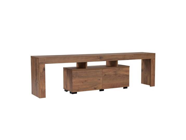 JUXE - Meuble TV avec placards en bois 180cm