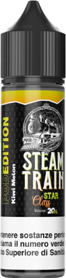 Steam Train Star Class Pod Edition Liquido Shot 20ml Caramella Kiwi Melone