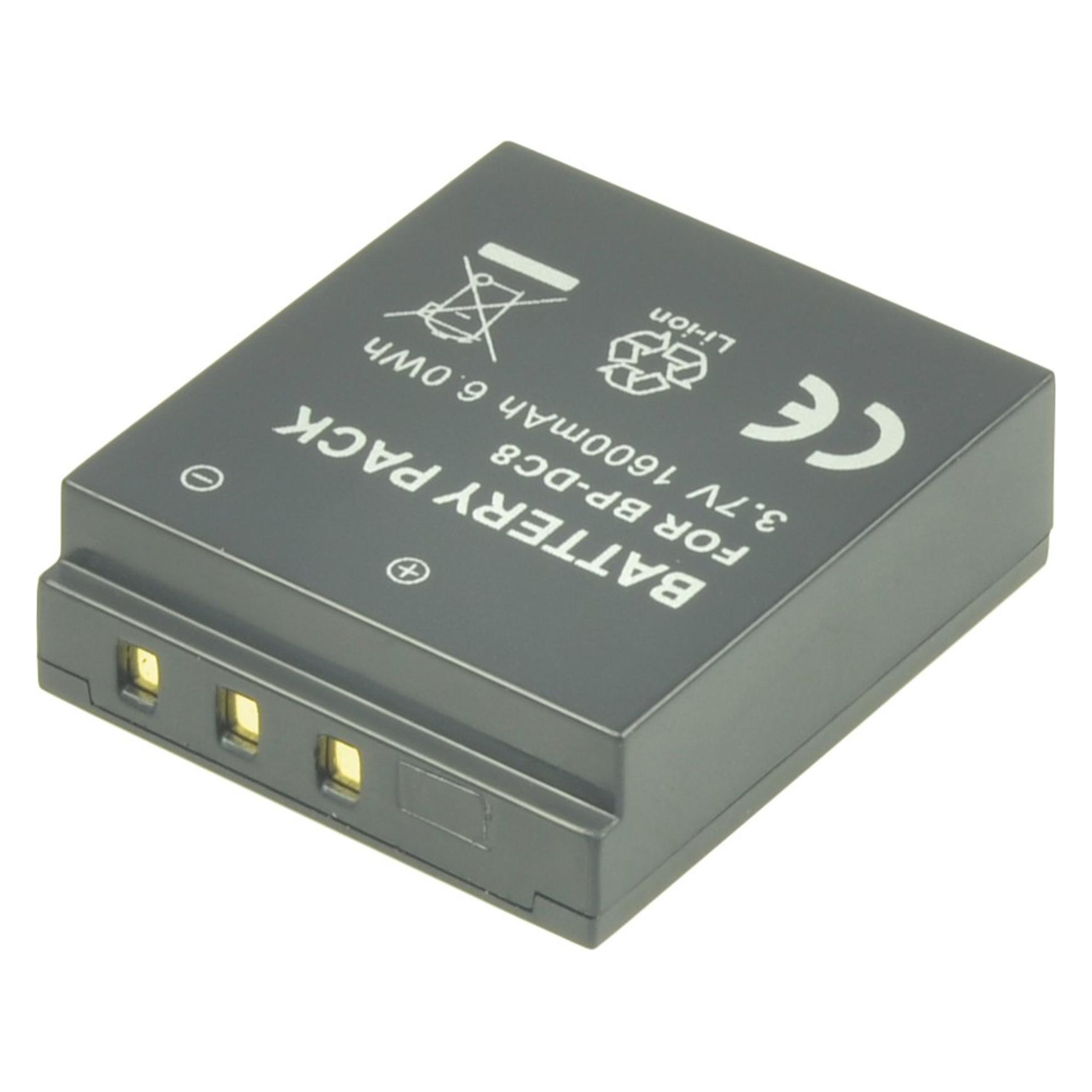 2-Power Digital Camera Battery 3.7V 1300mAh (Kamera Akku) (DBI9994A)