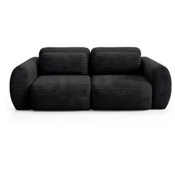 SOFA Camilla 3 Sitzplätze Schwarz