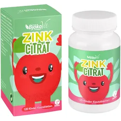 BjökoVit ZINK CITRAT Kinder Kautabletten 120 St Kautabletten