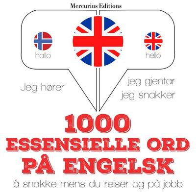 1000 essensielle ord på engelsk - JM Gardner, Audio, 9782821124400