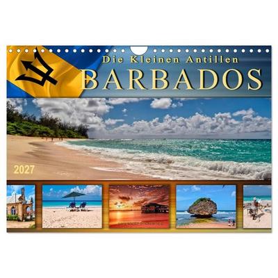 Die kleinen Antillen - Barbados (Wandkalender 2027 DIN A4 quer), CALVENDO Monatskalender