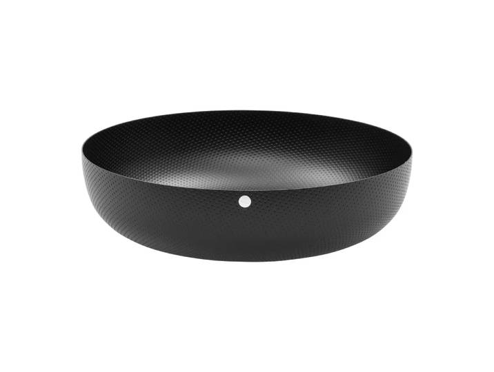 Schale Morrison, Alessi, schwarz, Edelstahl
