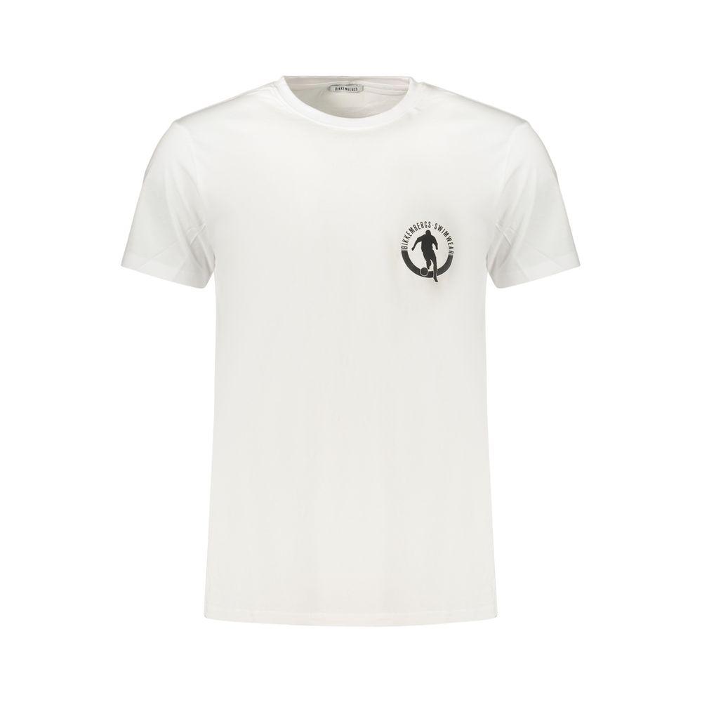 Bikkembergs Witte Katoenen Heren T-shirt