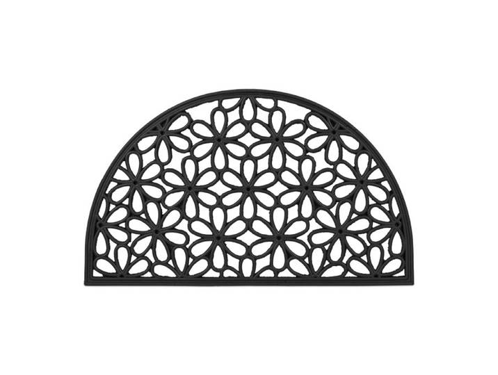 Relaxdays Paillasson caoutchouc motifs fleurs