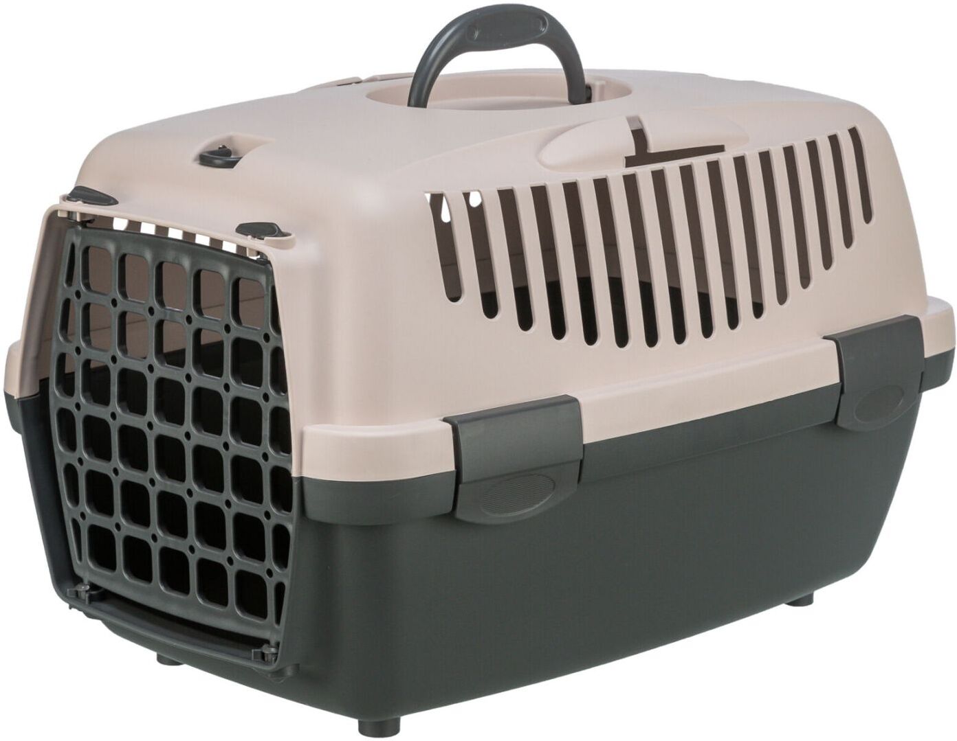 TRIXIE Transportbox Capri 1 & 2 XS, dunkelgrau/blush