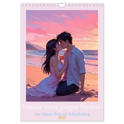 Träume eines jungen Herzens – Eine Manga-Reise zur Selbstfindung (Wandkalender 2027 DIN A4 hoch), CALVENDO Monatskalender