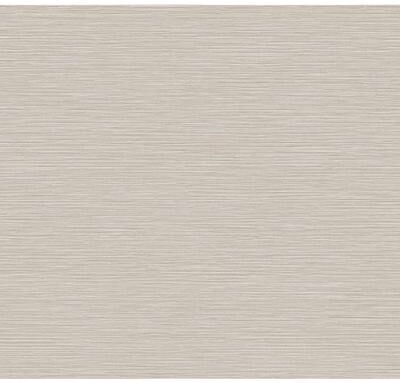 York Wallcoverings Oasis Brass Faux Grasscloth Wallpaper - 324 x 27