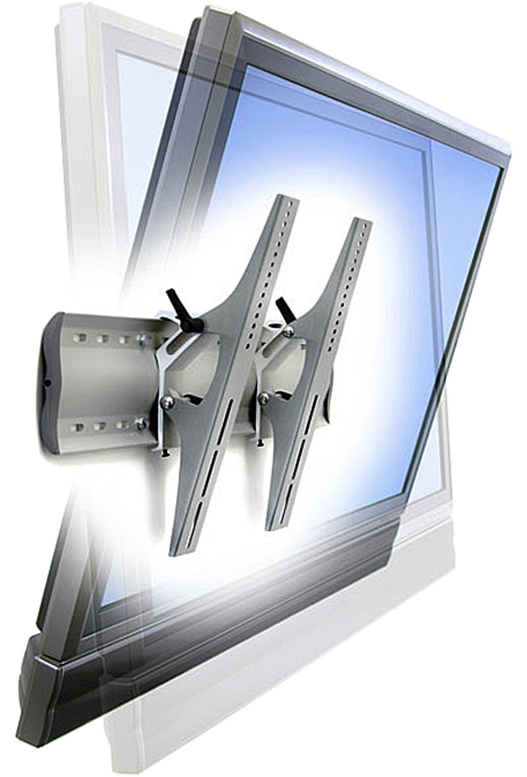 Ergotron WAH Monitorarm voor schermen vanaf 32 inch, zilver, max. 79 kg
