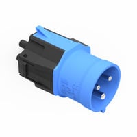 Steckeraufsatz 32A - 3polig, max. 7,4kW, Adapter schwarz/blau, für NRGkick Ladeeinheit