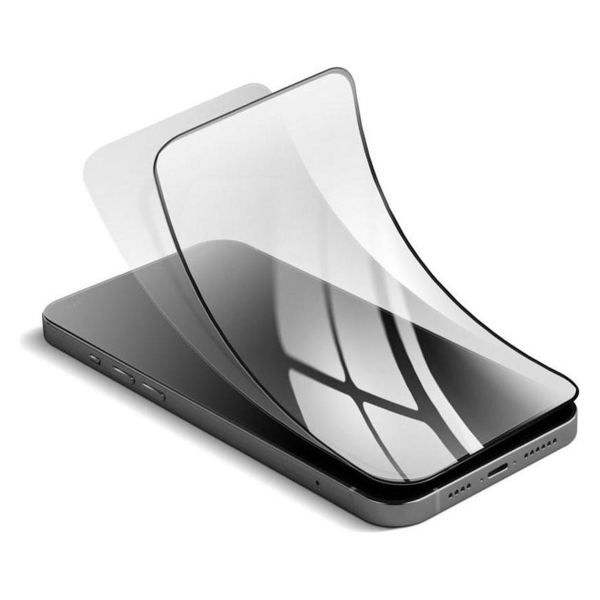 Forcell Protective glass Flexible Nano Glass 5D for iPhone 13/13 Pro/14/16e black (1 Stk., Apple iPhone 13, Apple iPhone 13 Pro, Apple iPhone 14, Apple iPhone 16e) (47832716)